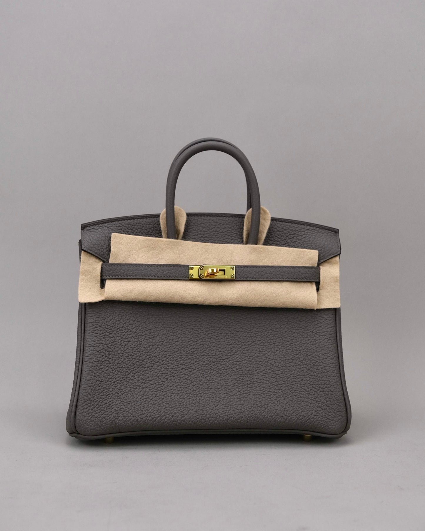 Hermes Birkin 25 Gris Etain GHW