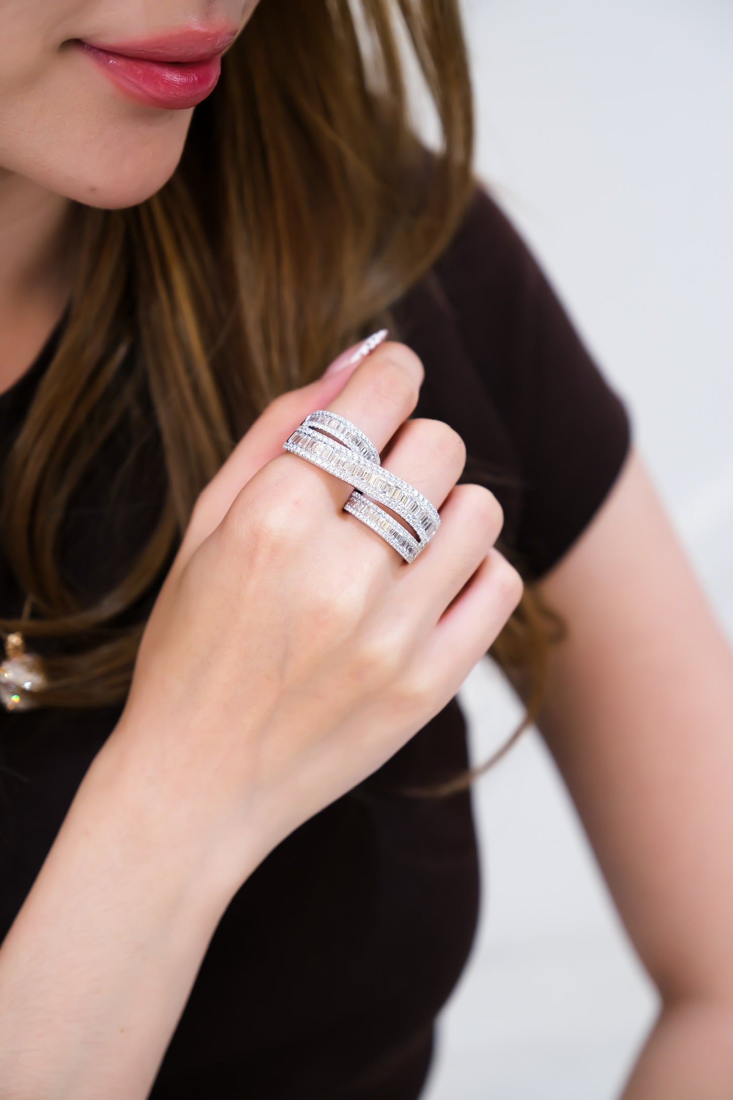 Double Diamond Ring