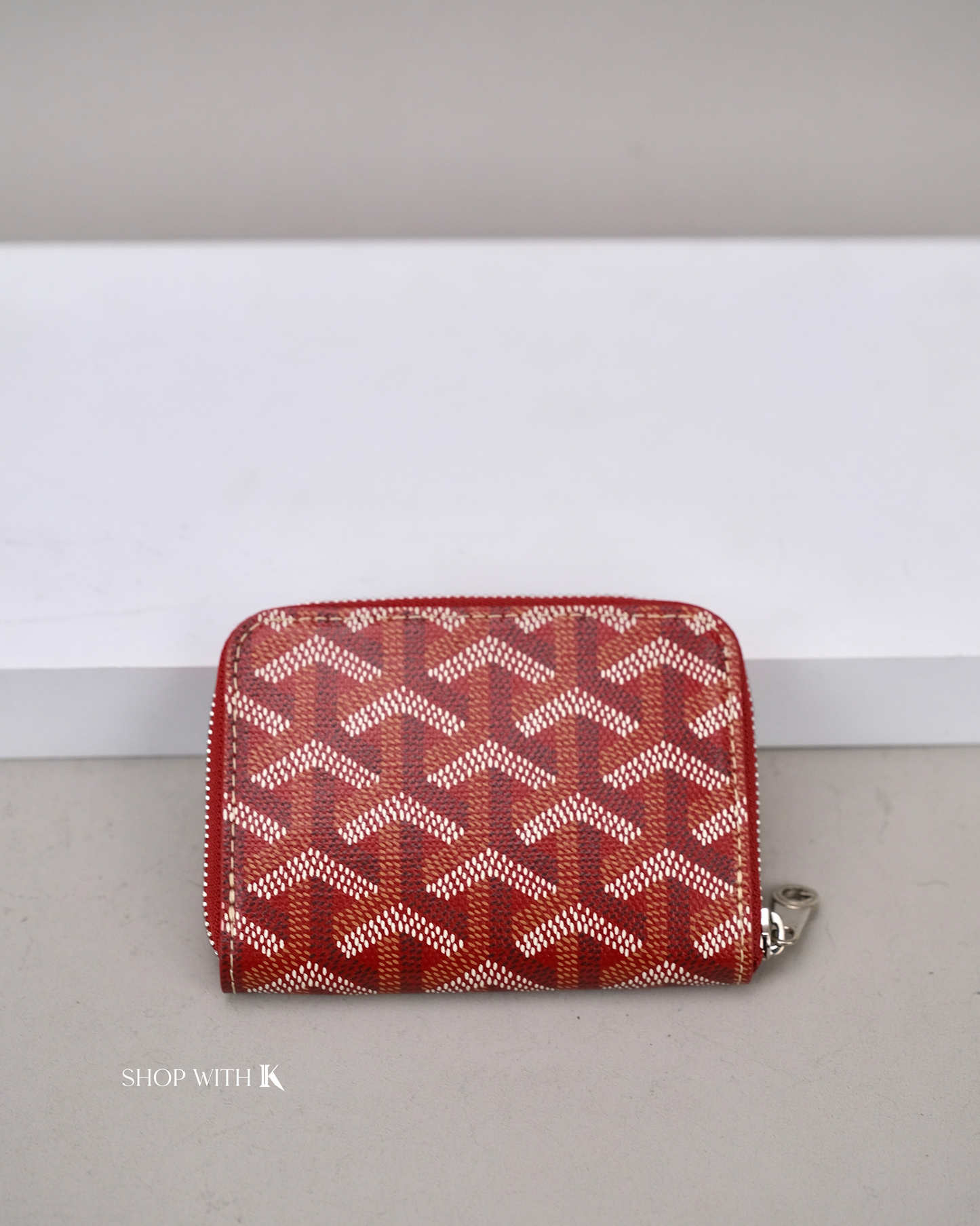 Goyard Matignon Zippy Cardcase Red