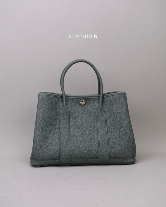 Hermes Garden Party 30 Vert Amande
