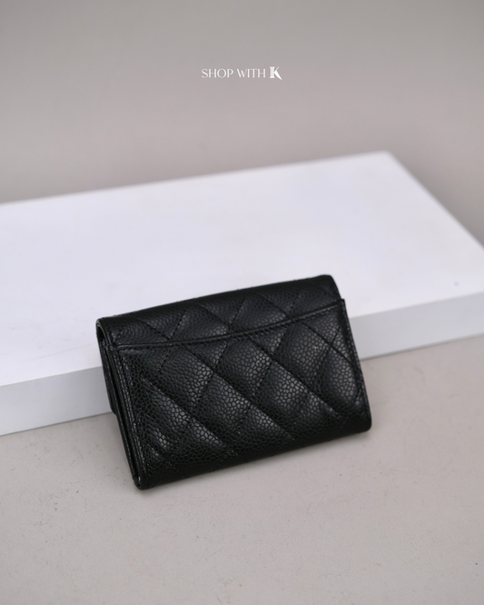 Chanel Classic Small Flap Cardcase Black GHW