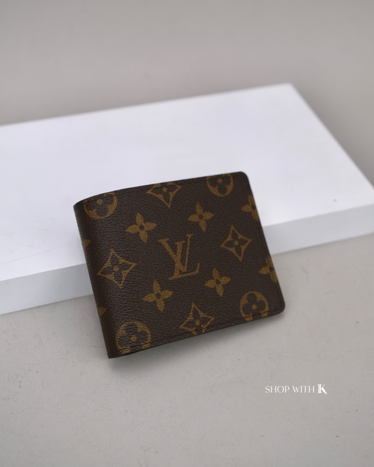 Louis Vuitton Multiple Mens Wallet Monogram Brown