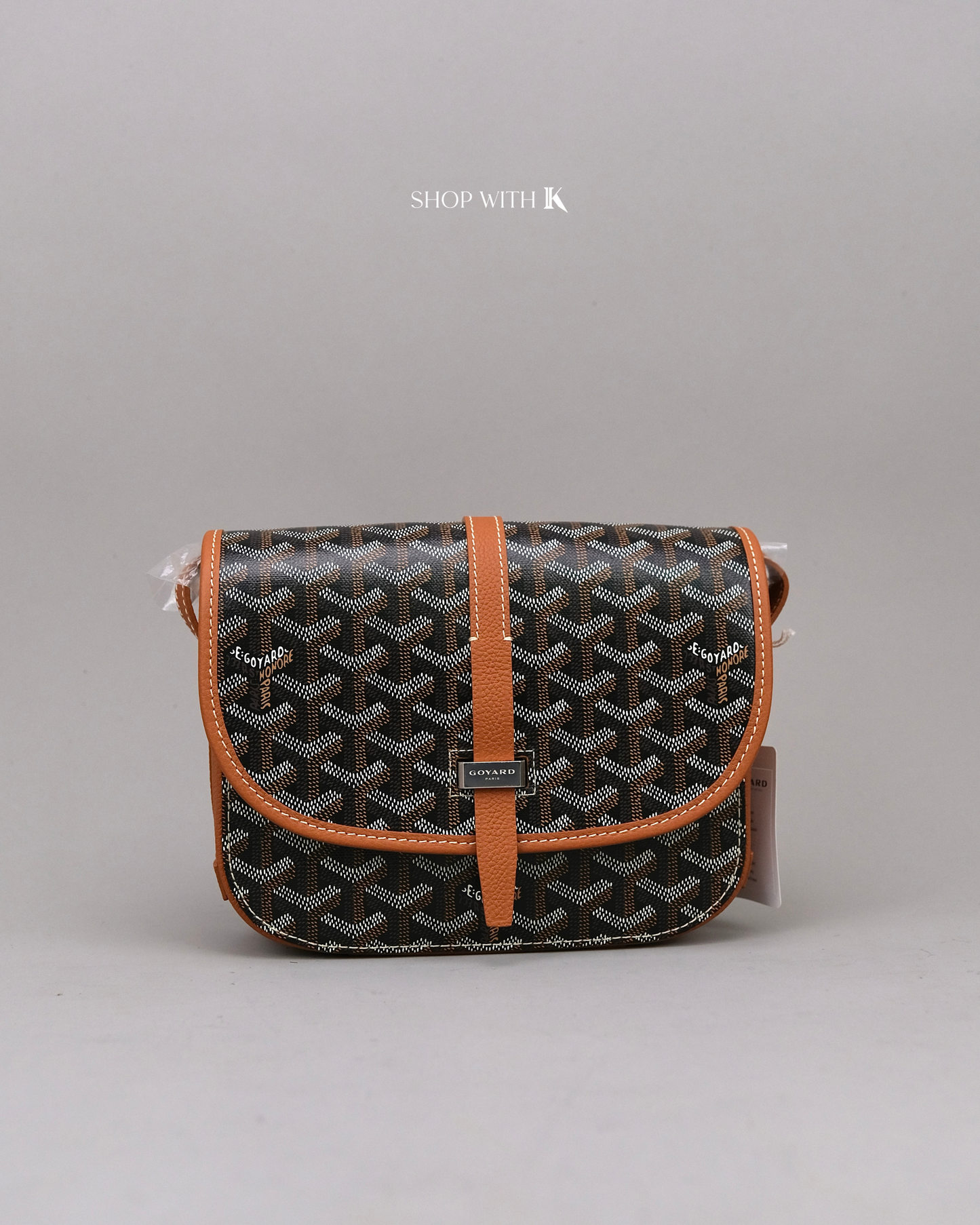 Goyard Belvedere Black/Tan