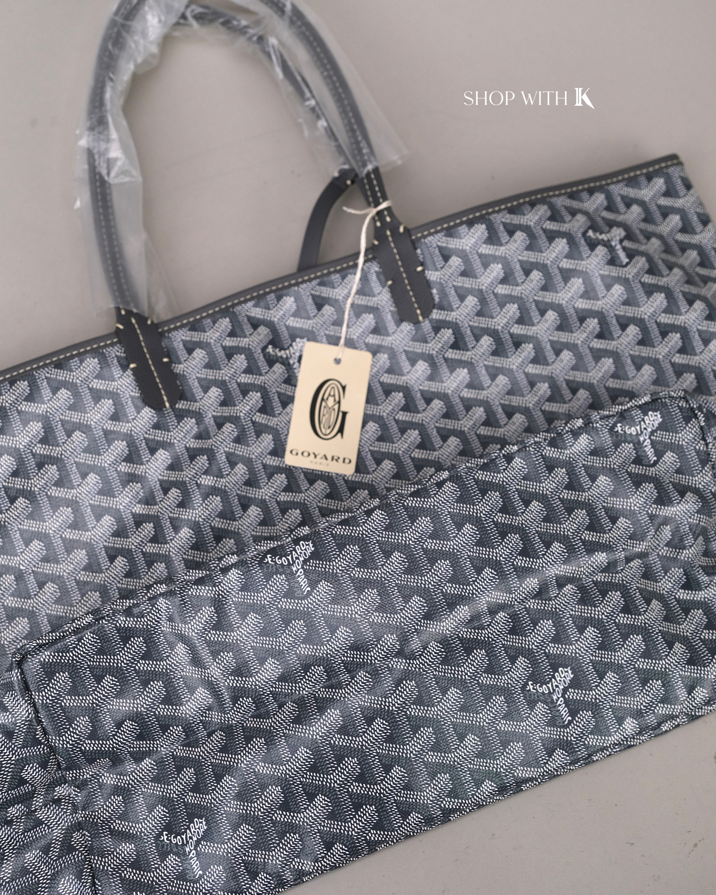 Goyard St. Louis PM Gray