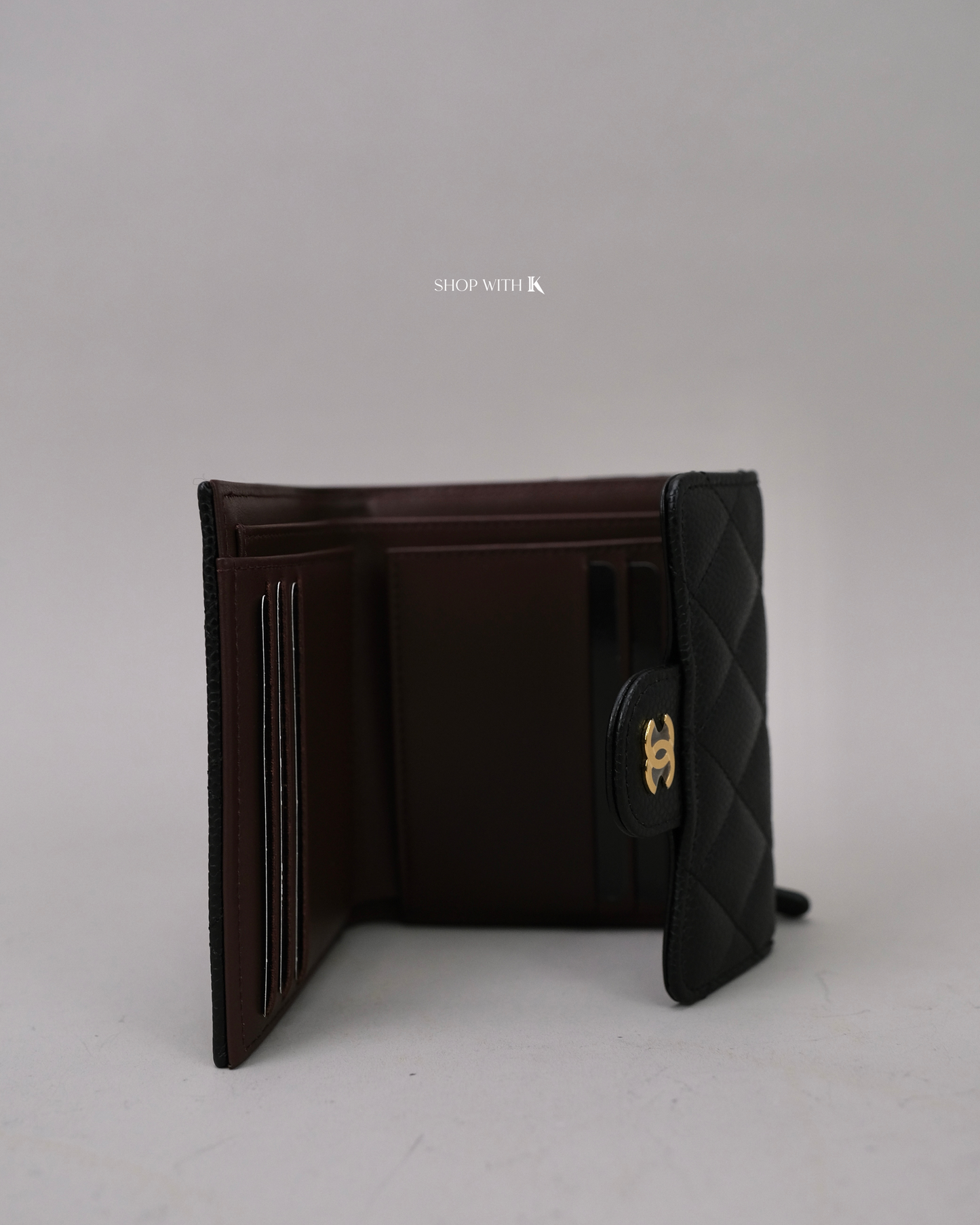 Chanel Square Compact Wallet