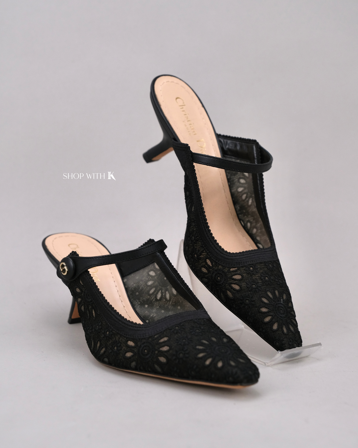 Dior Black Heels Shoes