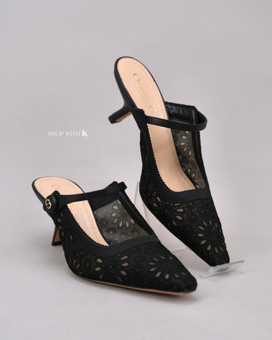 Dior Black Heels Shoes