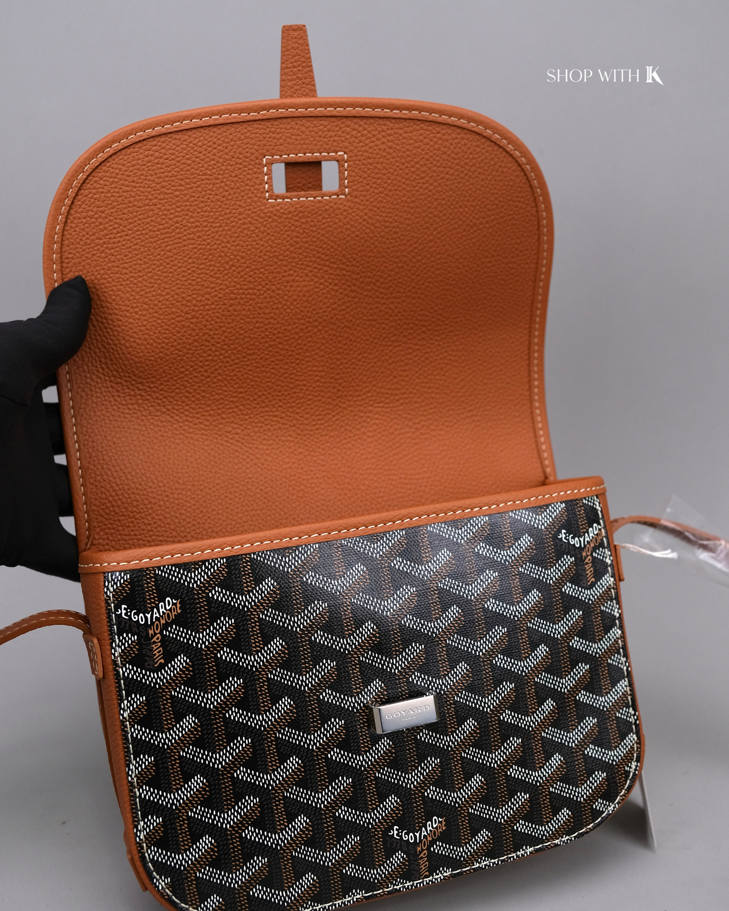 Goyard Belvedere Black/Tan