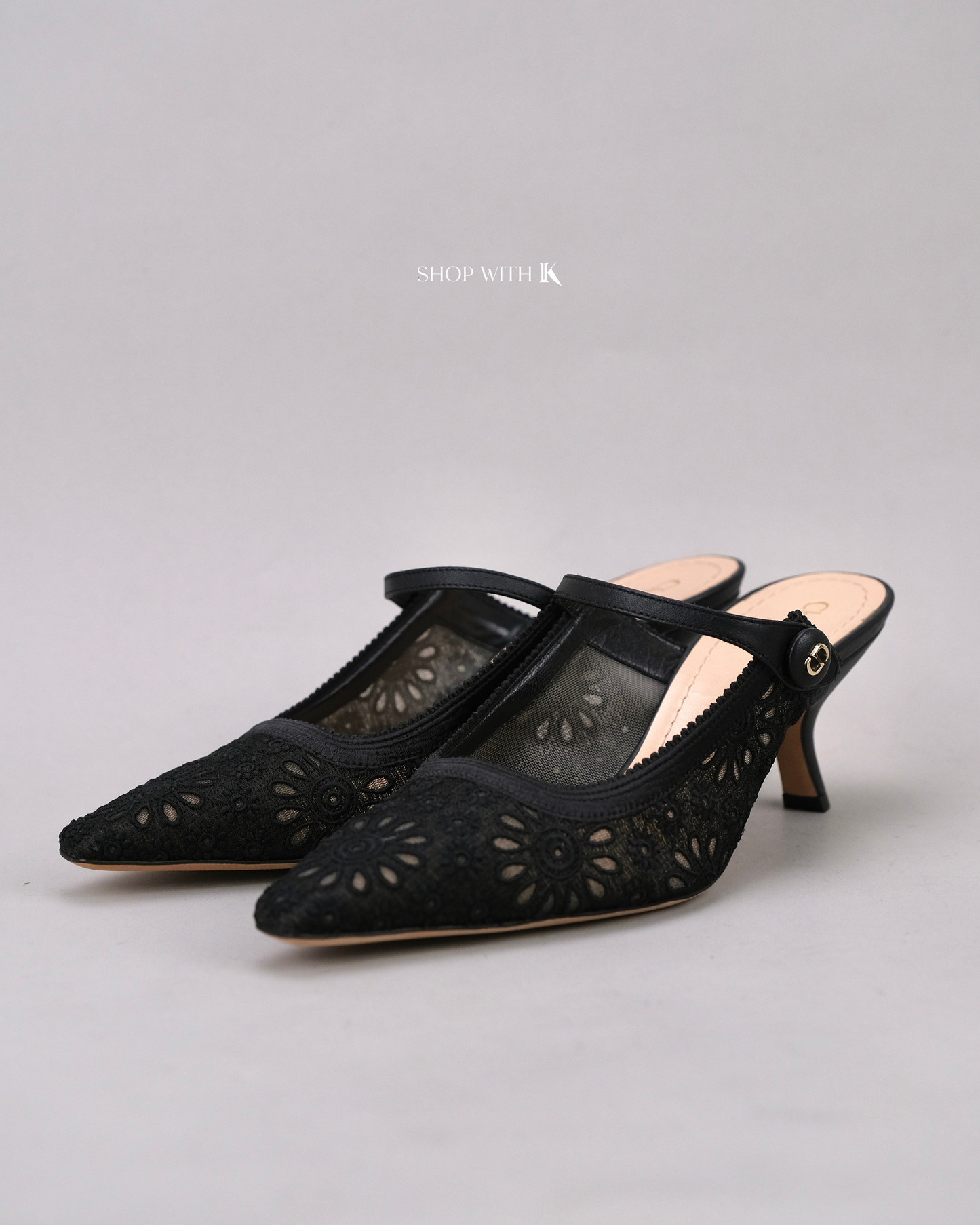 Dior Black Heels Shoes
