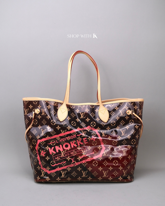 Louis Vuitton Neverfull Knokke Red