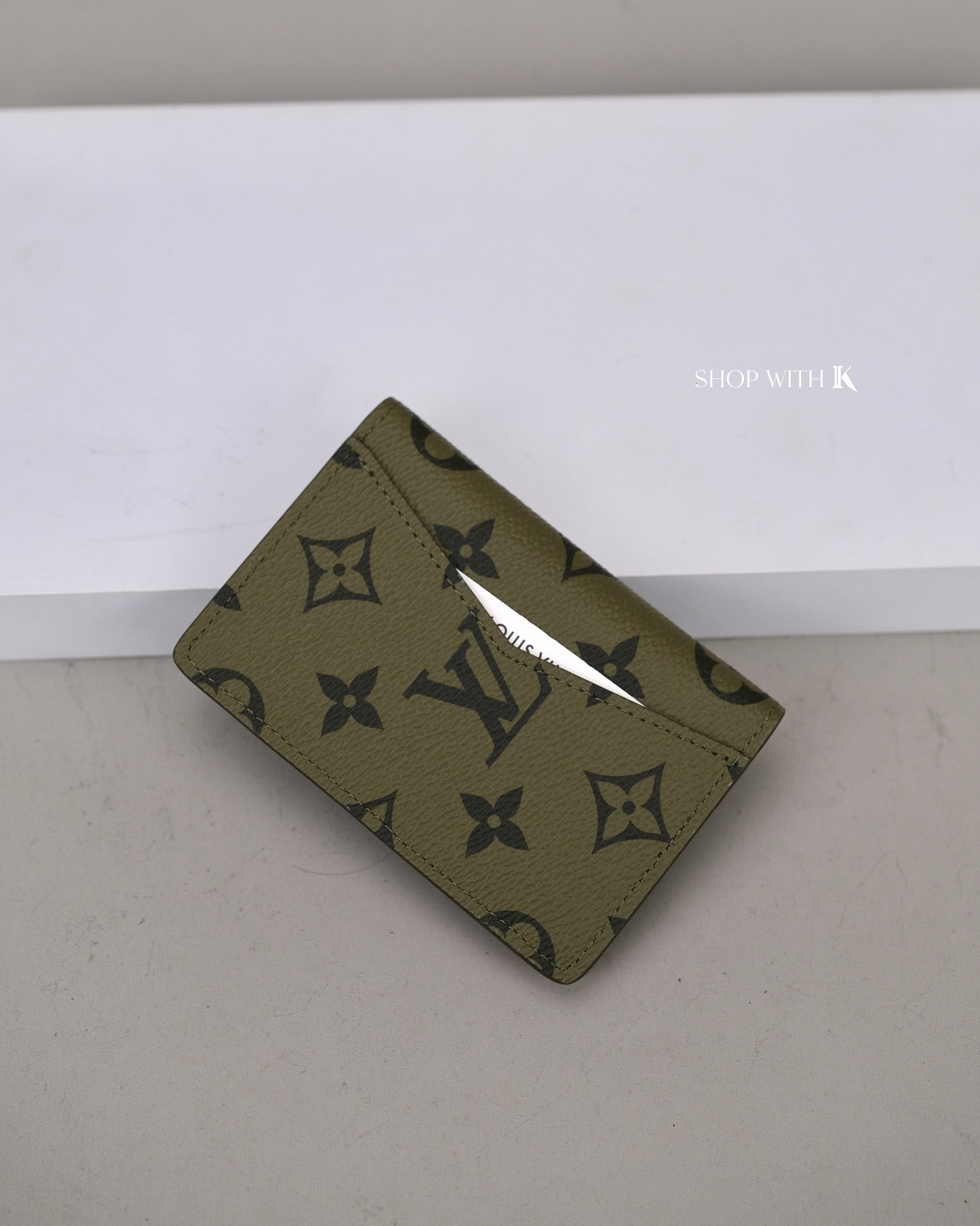 Louis Vuitton Pocket Organizer Khaki Green
