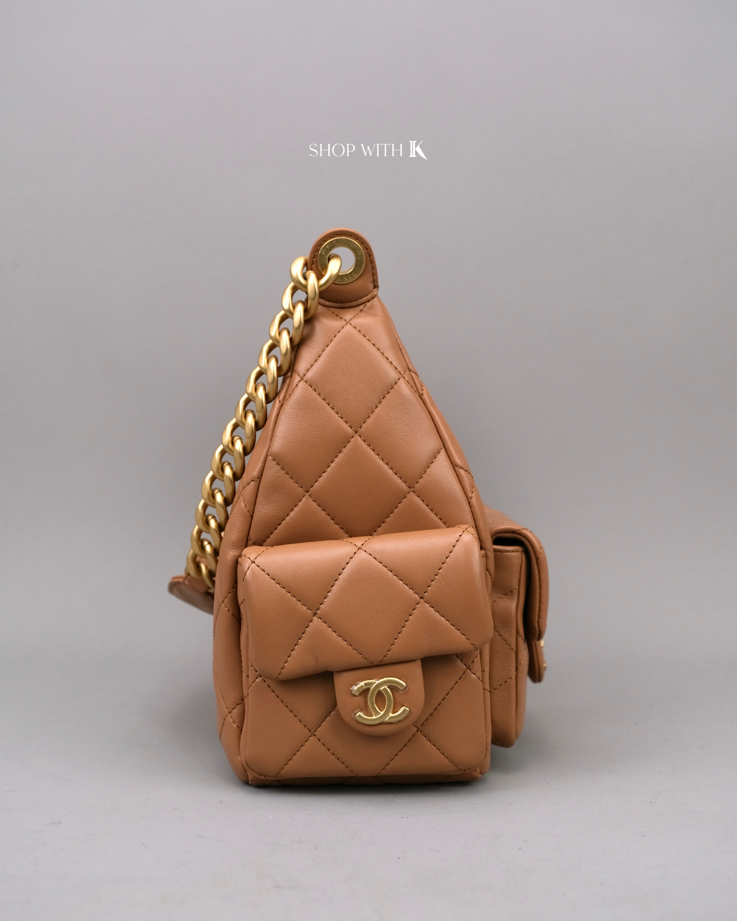Chanel Hobo Caramel Medium