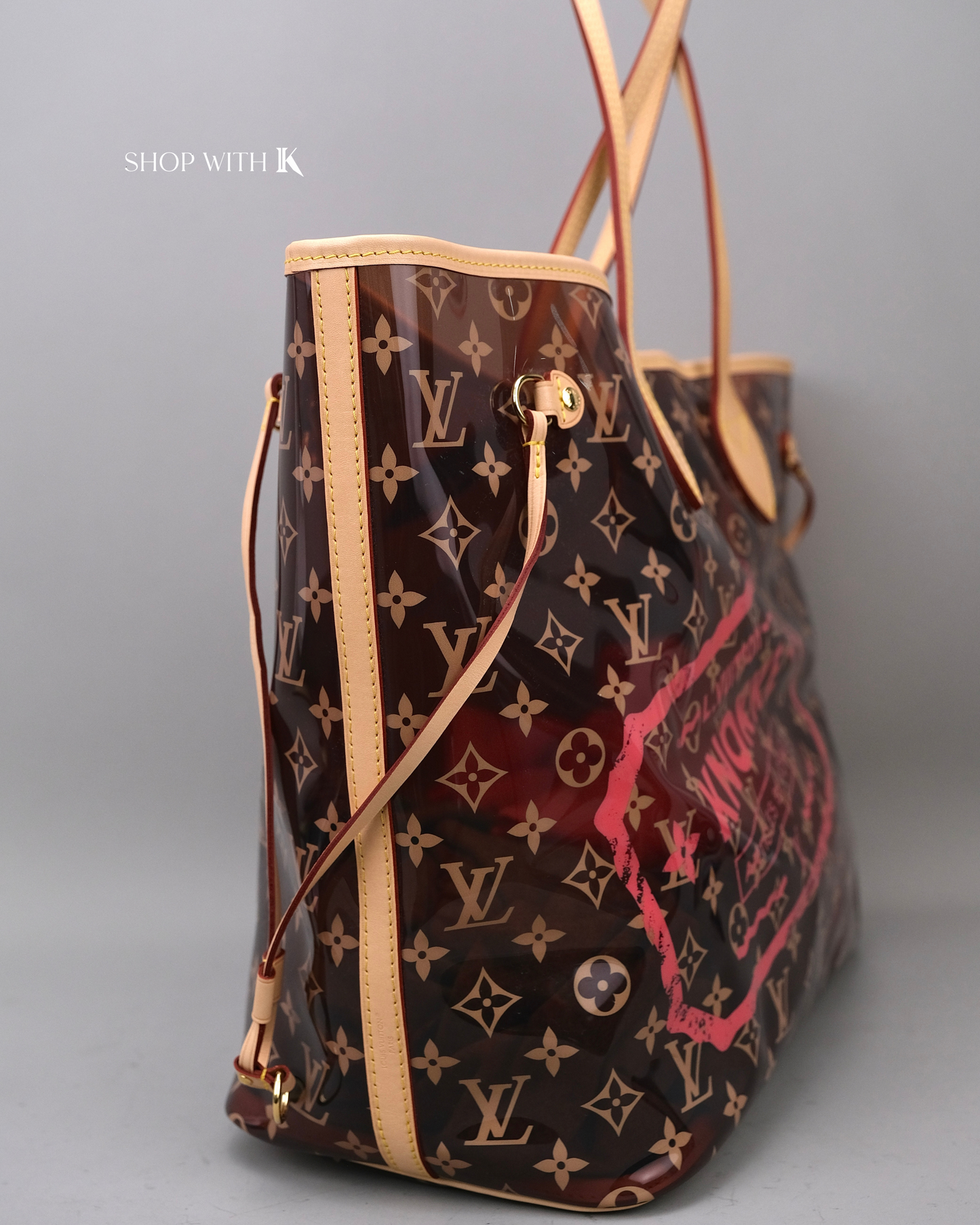 Louis Vuitton Neverfull Knokke Red