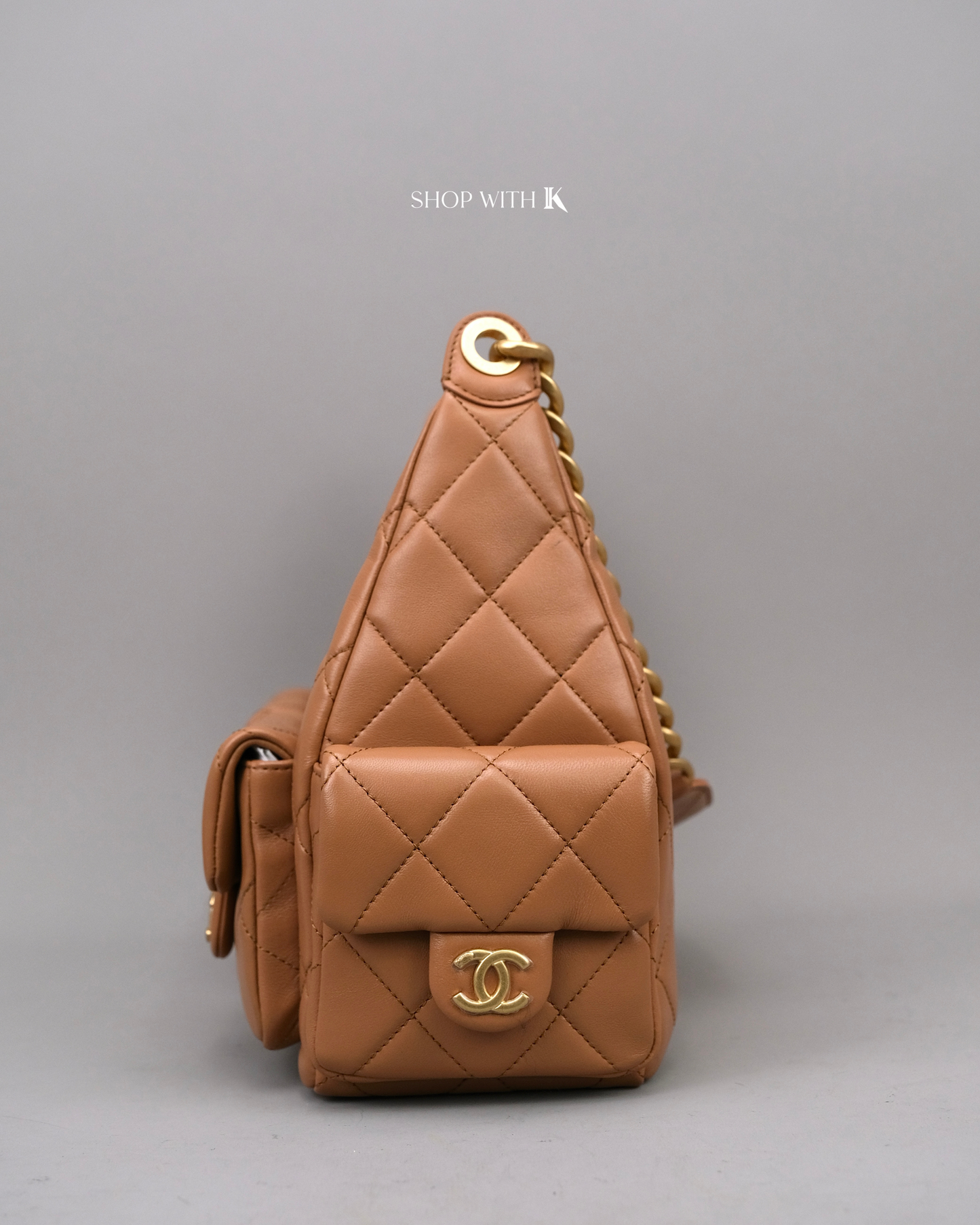 Chanel Hobo Caramel Medium