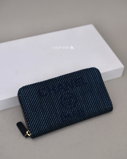 Chanel Deauville Wallet Navy GHW
