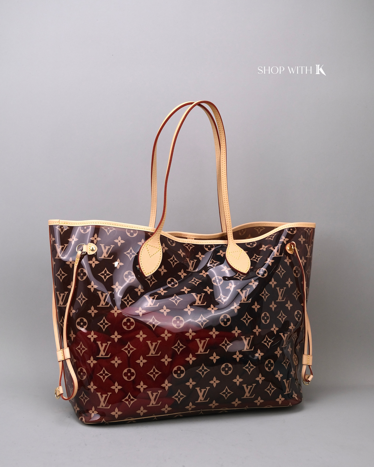Louis Vuitton Neverfull Knokke Red