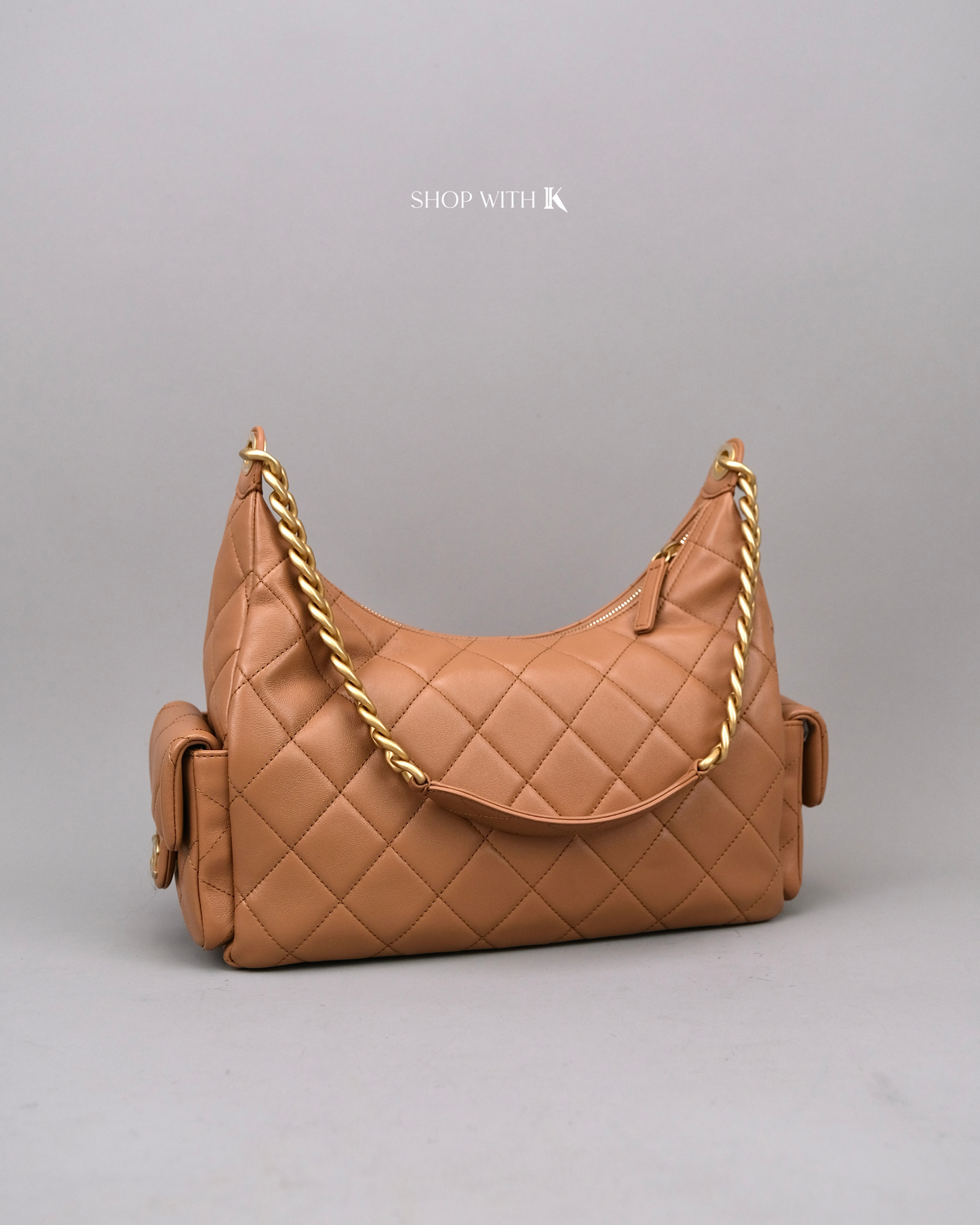 Chanel Hobo Caramel Medium