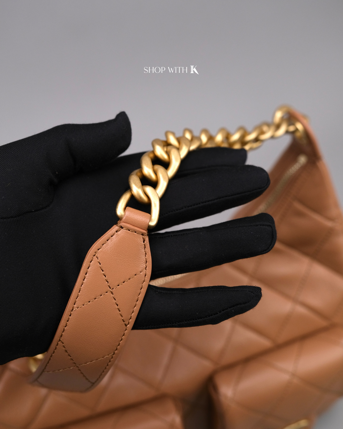 Chanel Hobo Caramel Medium
