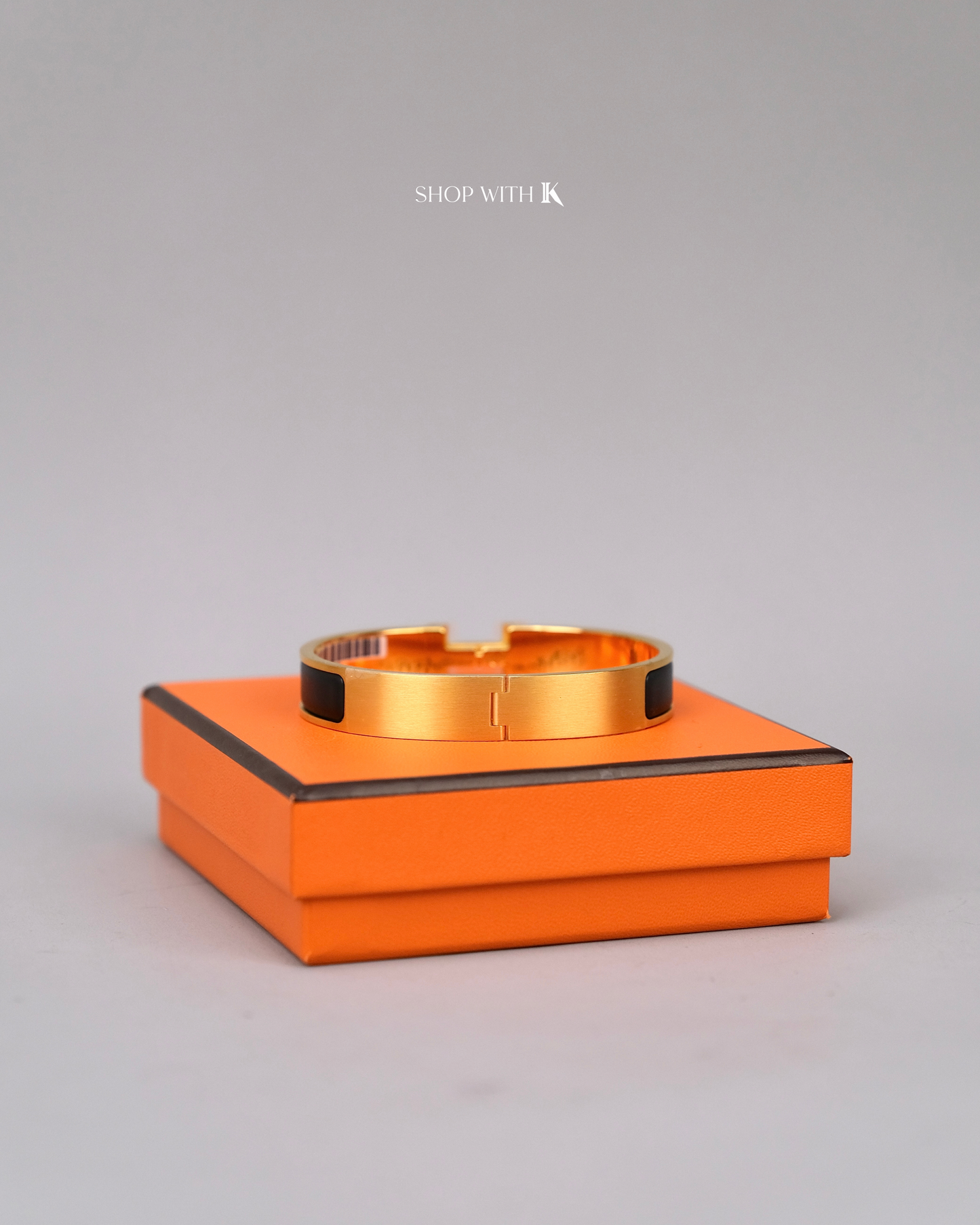 Hermes Narrow Clic H Matte Black GHW