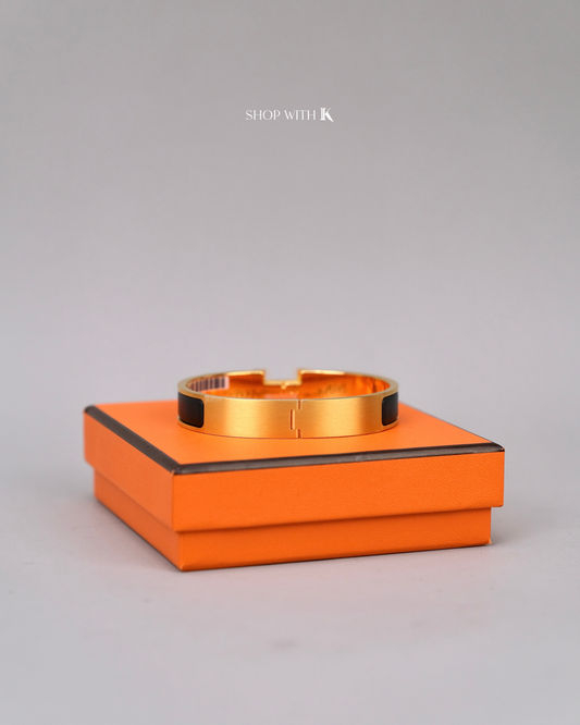 Hermes Narrow Clic H Matte Black GHW