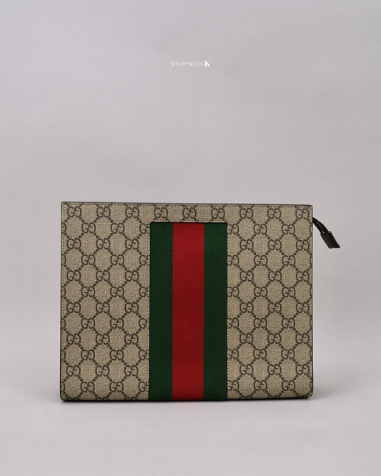 Gucci GG Supreme Web Toiletry Pouch