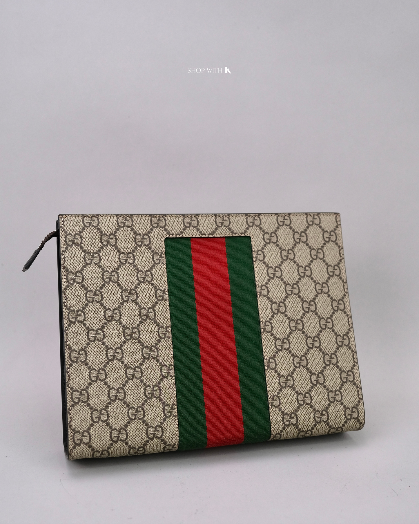 Gucci GG Supreme Web Toiletry Pouch