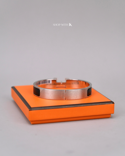 Hermes Narrow Clic H Matte Black PHW