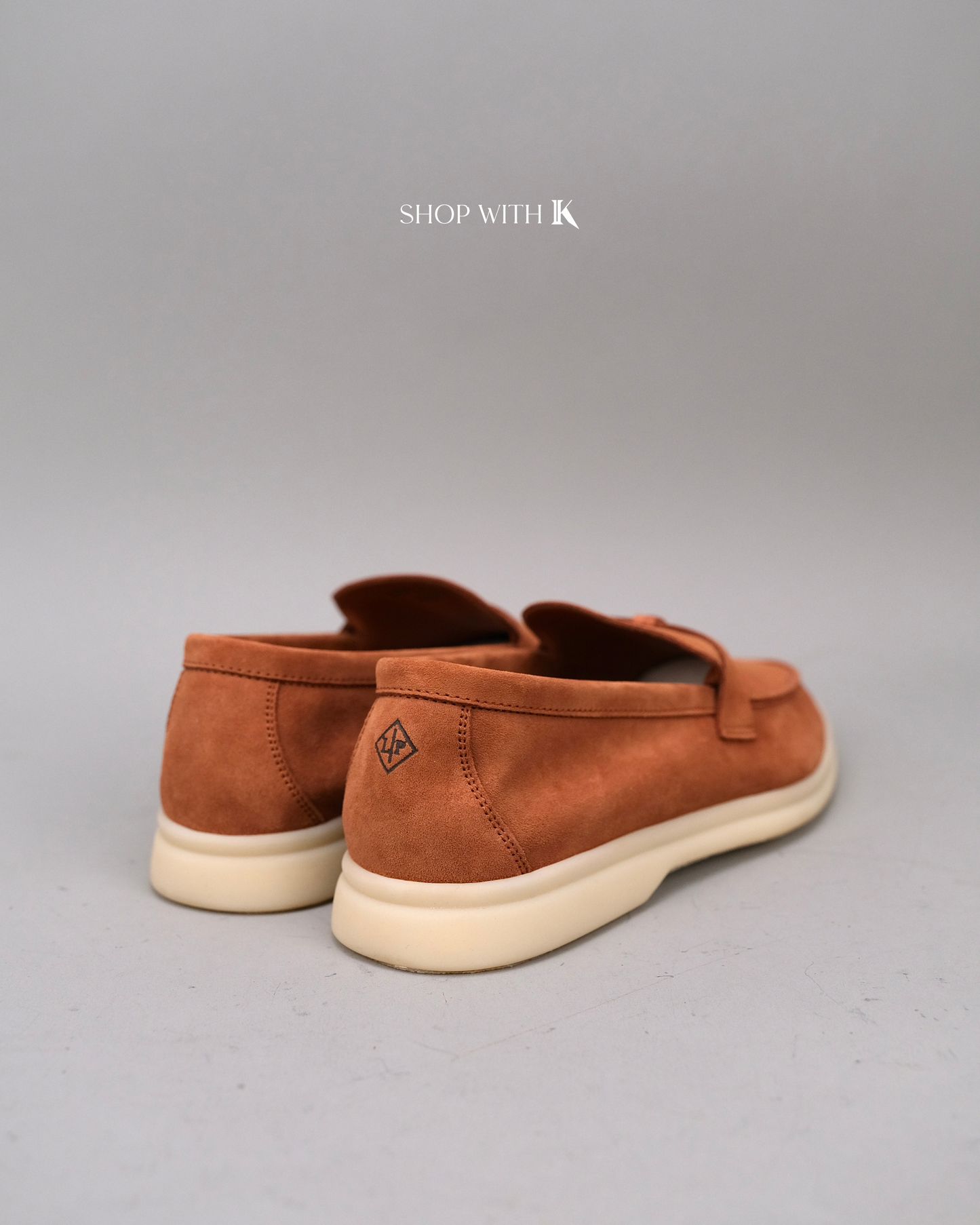 Loro Piana Summer Charms Walk Suede Rusty Orange