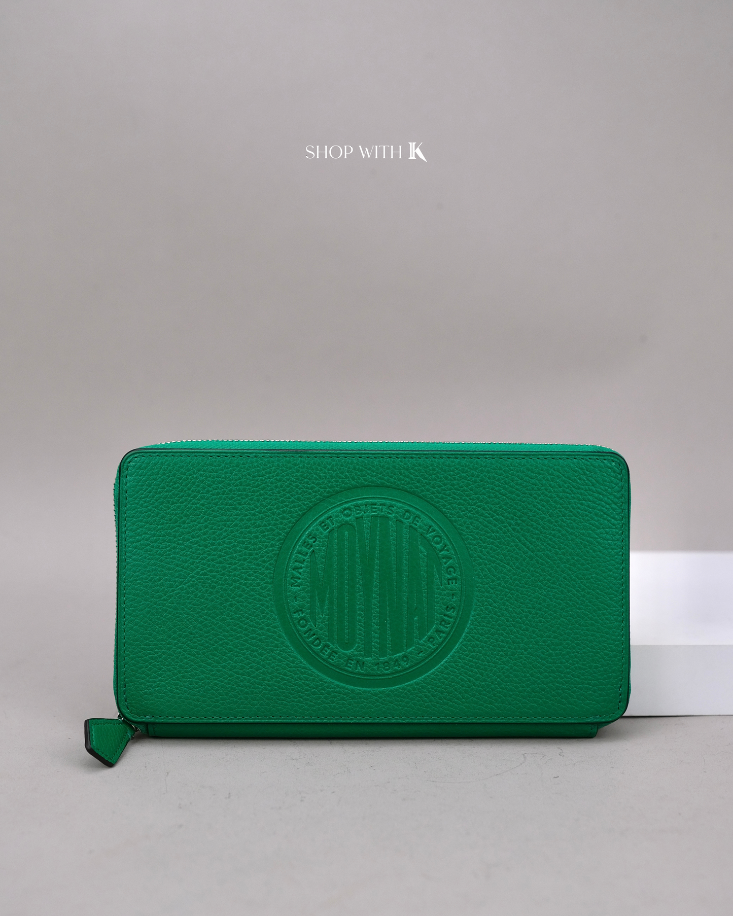 Moynat Green Long Wallet