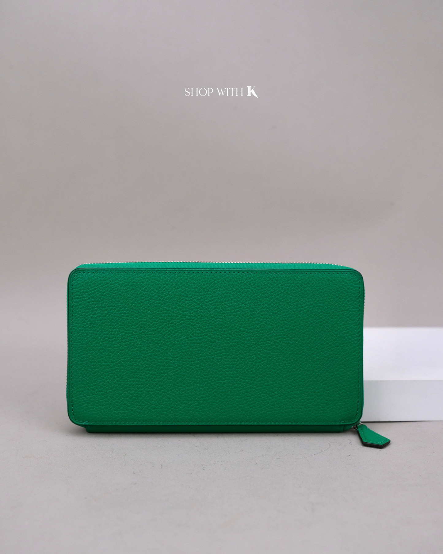 Moynat Green Long Wallet