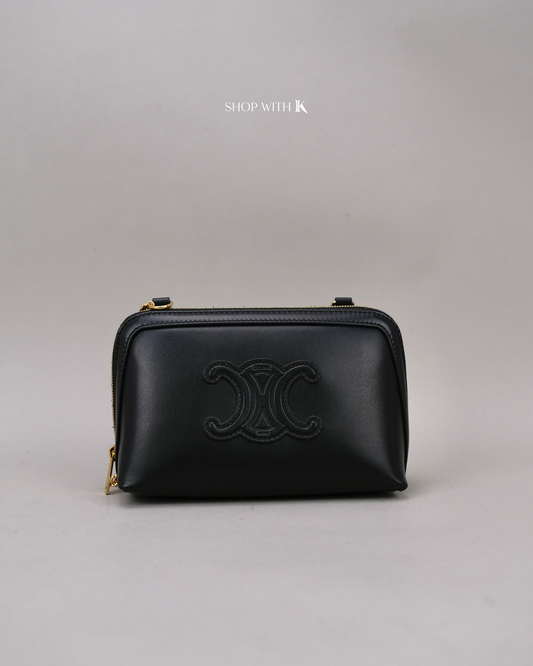 Celine Clutch on Chain Black