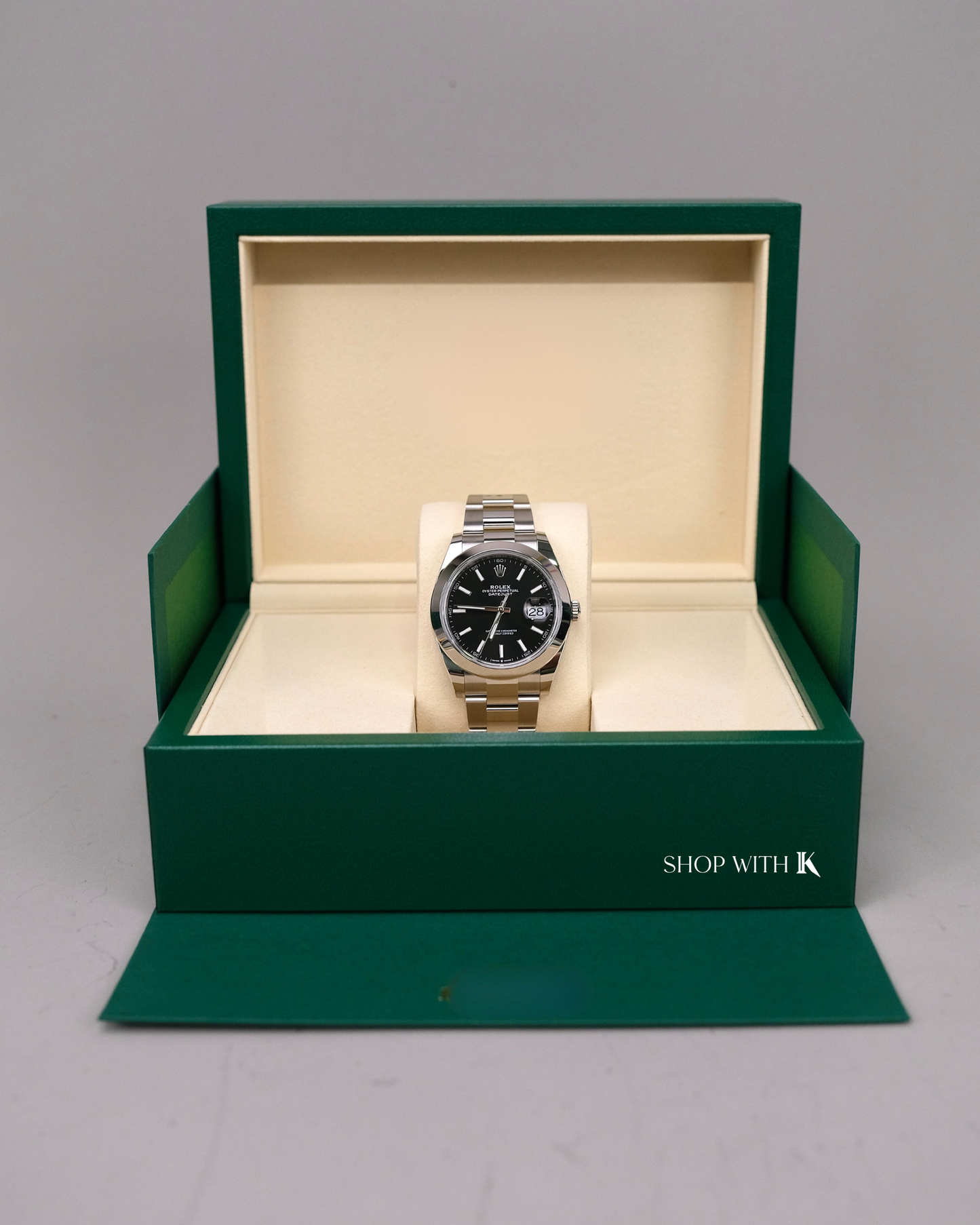 Rolex Datejust Oyster Perpetual Black Dial - 41mm