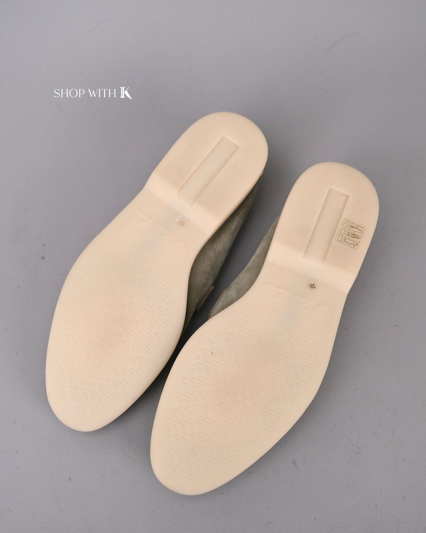 Loro Piana Summer Charms Walk Suede Dried Taragon