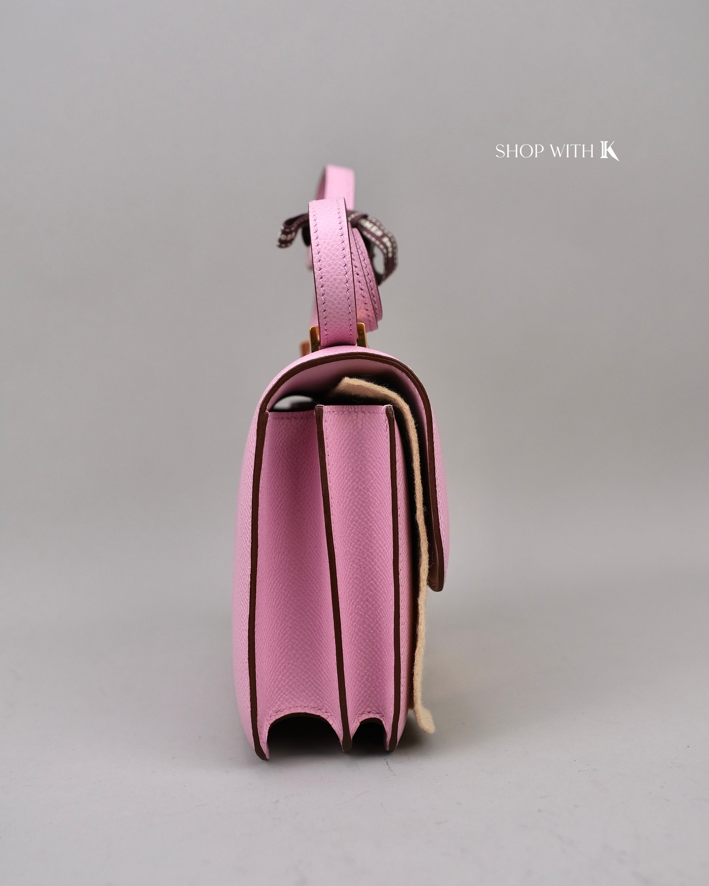 Hermes Constance 18 Mauve Pale RGHW
