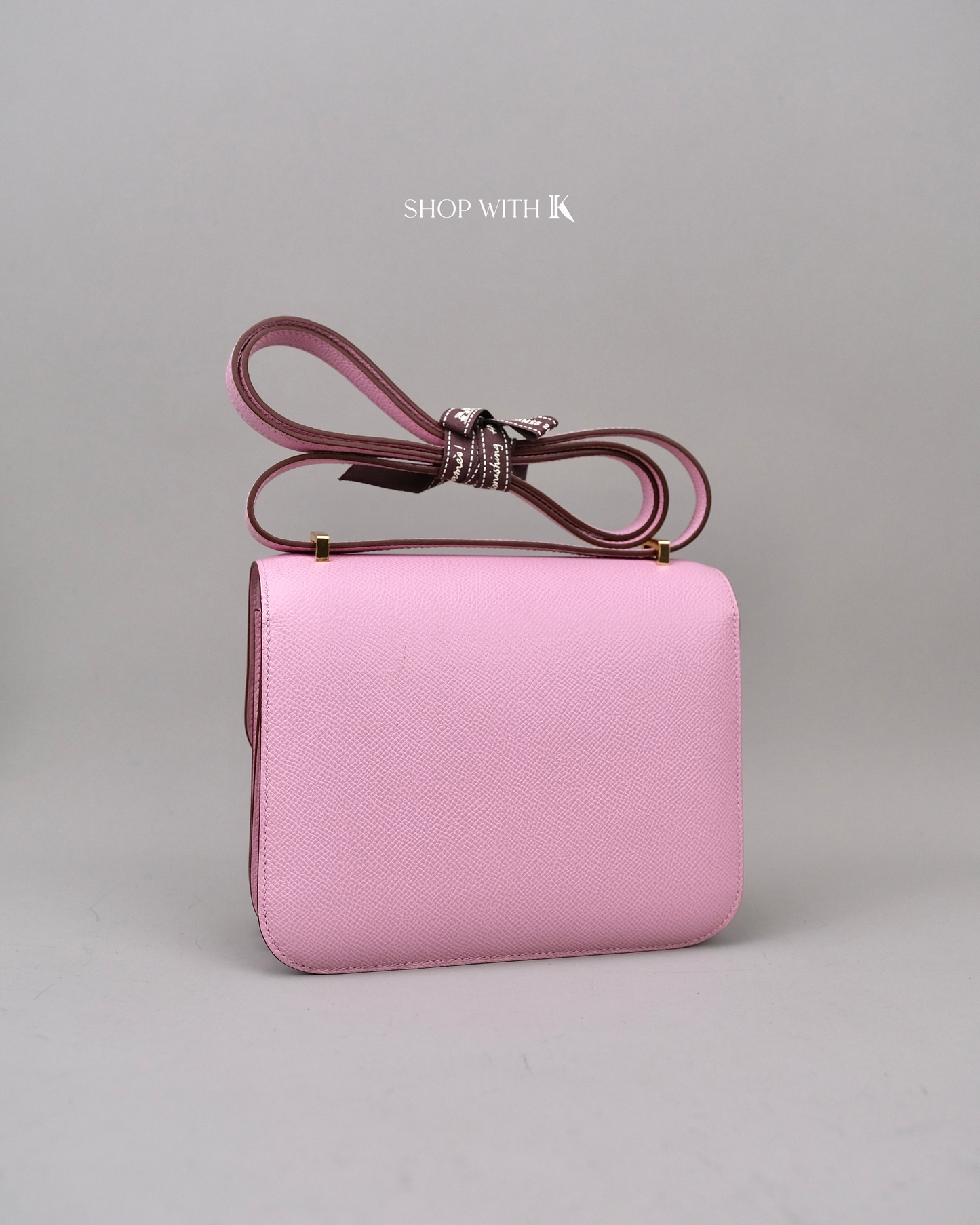 Hermes Constance 18 Mauve Pale RGHW