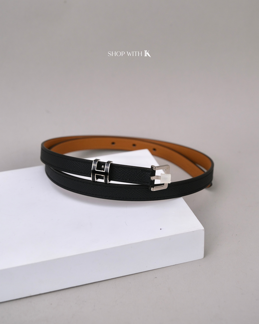 Hermes Pop H Belt Black