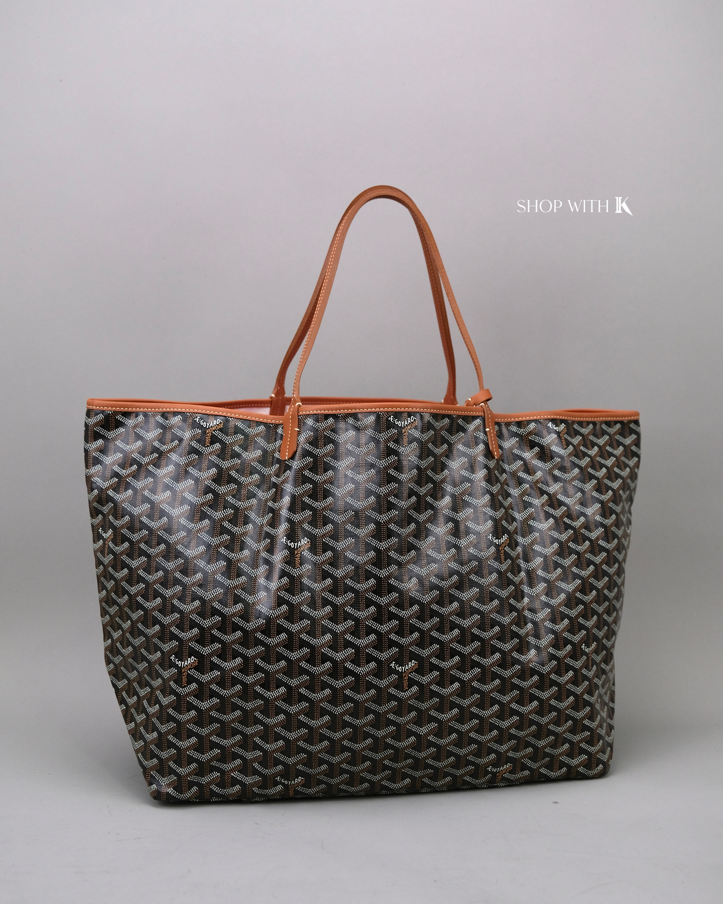 Goyard St. Louis GM Black/Tan