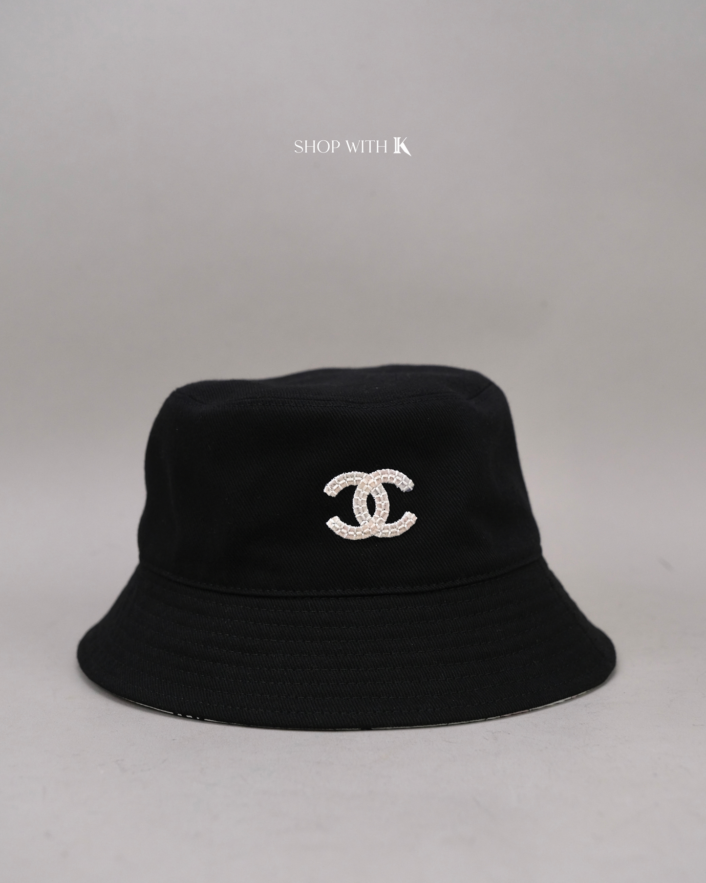 Chanel Bucket Hat Black