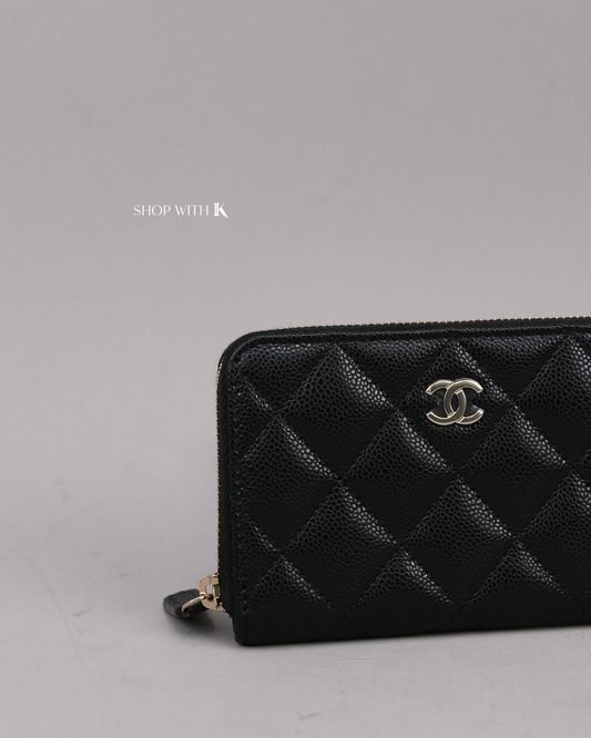 Chanel Classic Zip Coin Purse Black