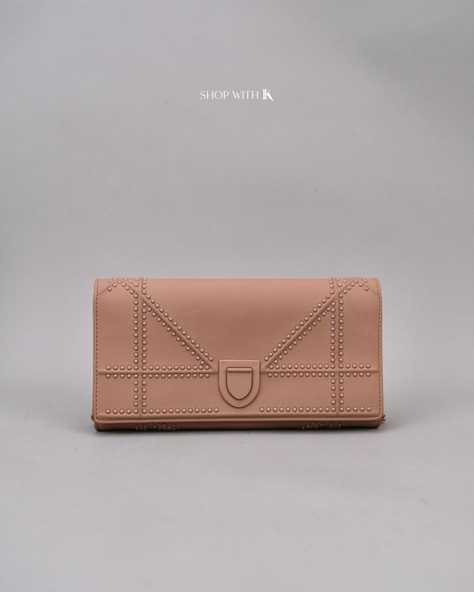 Dior Diorama Wallet on Chain Nude