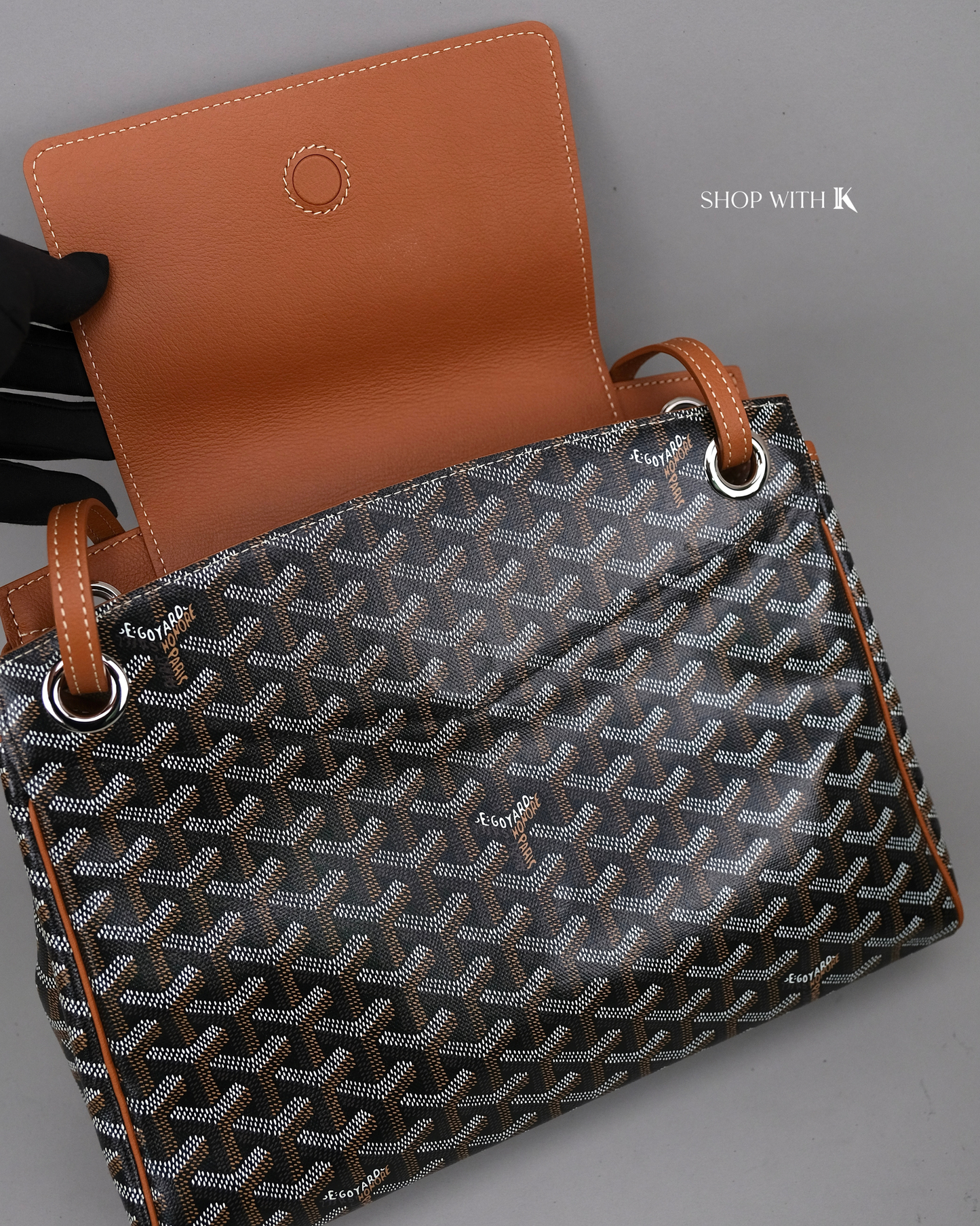 Goyard Rouette Black/Tan
