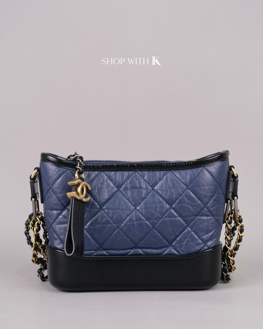 Chanel Small Gabrielle Navy