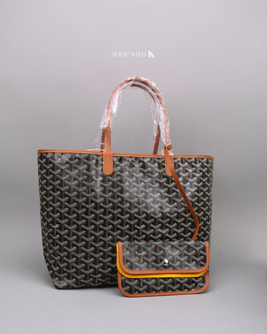 Goyard St. Louis PM Black/Tan