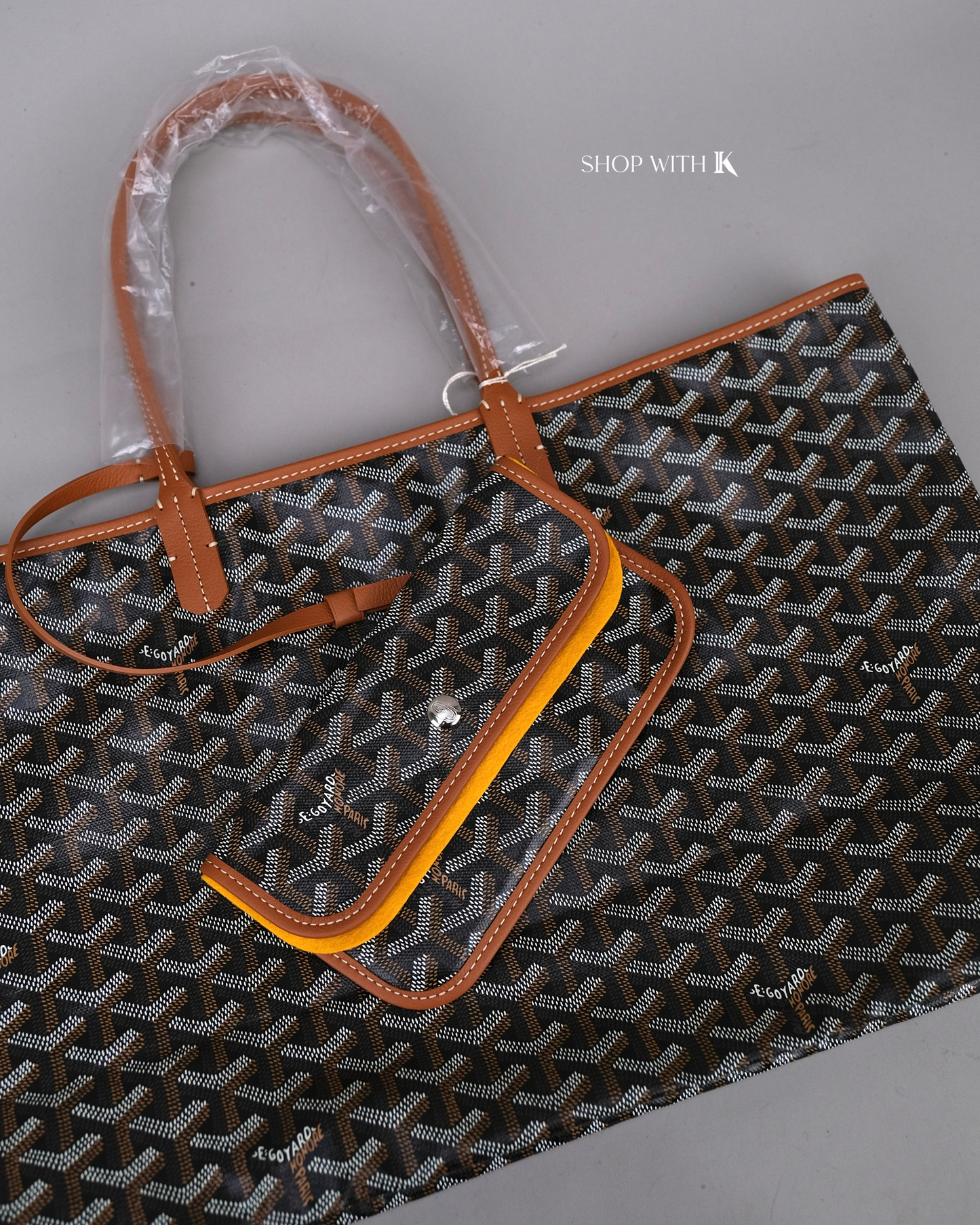 Goyard St. Louis PM Black/Tan