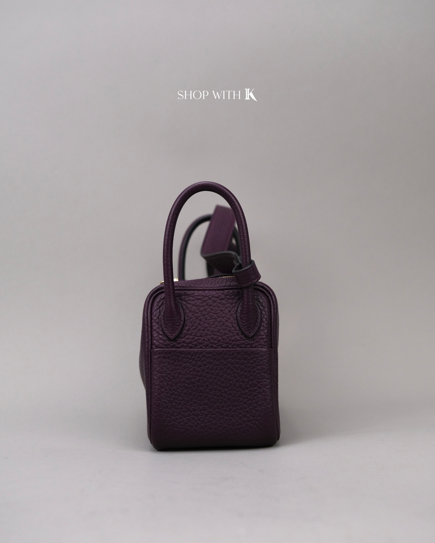 Hermes Mini Lindy Cassis GHW