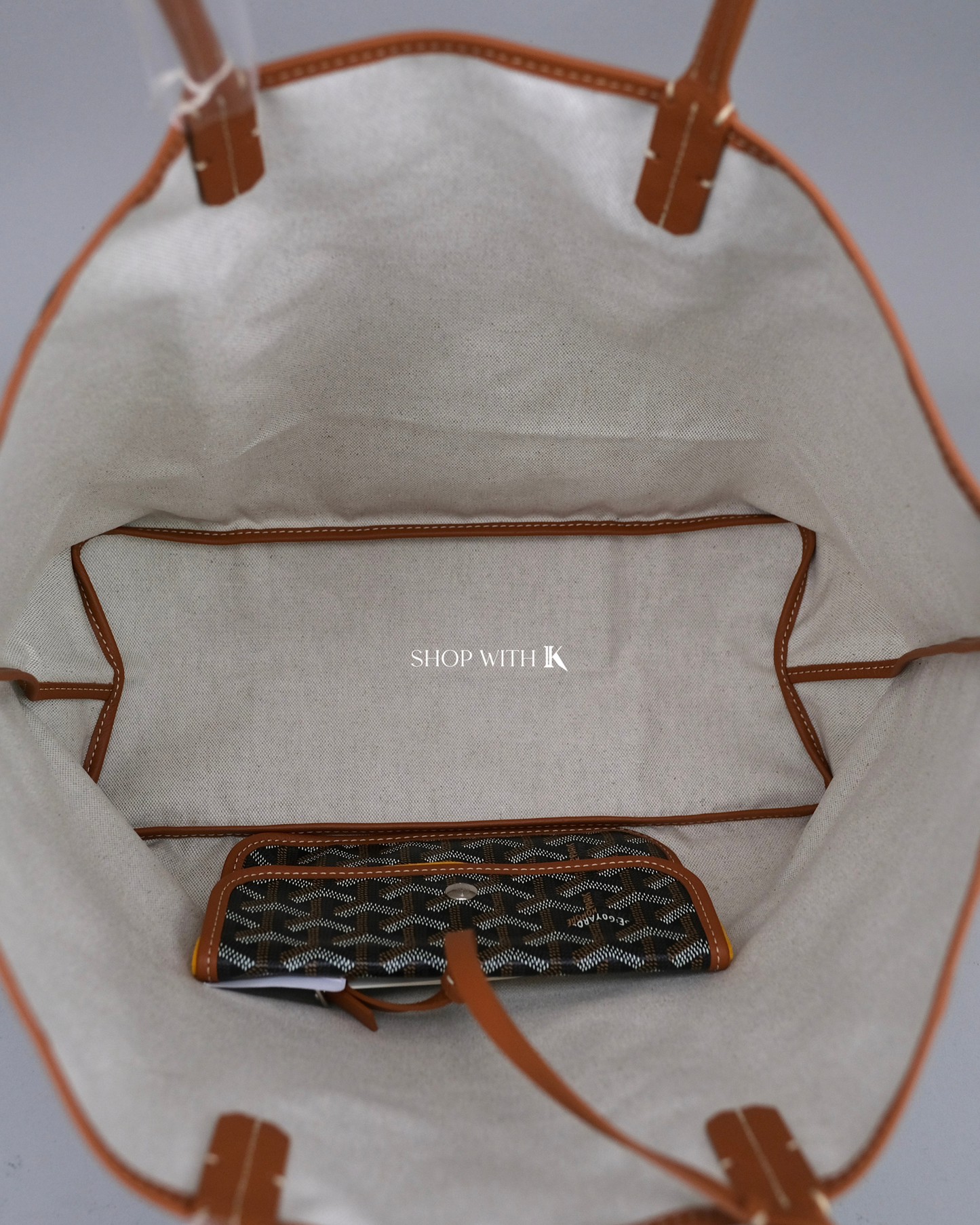 Goyard St. Louis PM Black/Tan