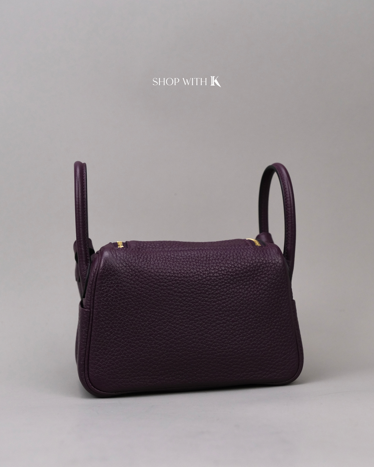 Hermes Mini Lindy Cassis GHW