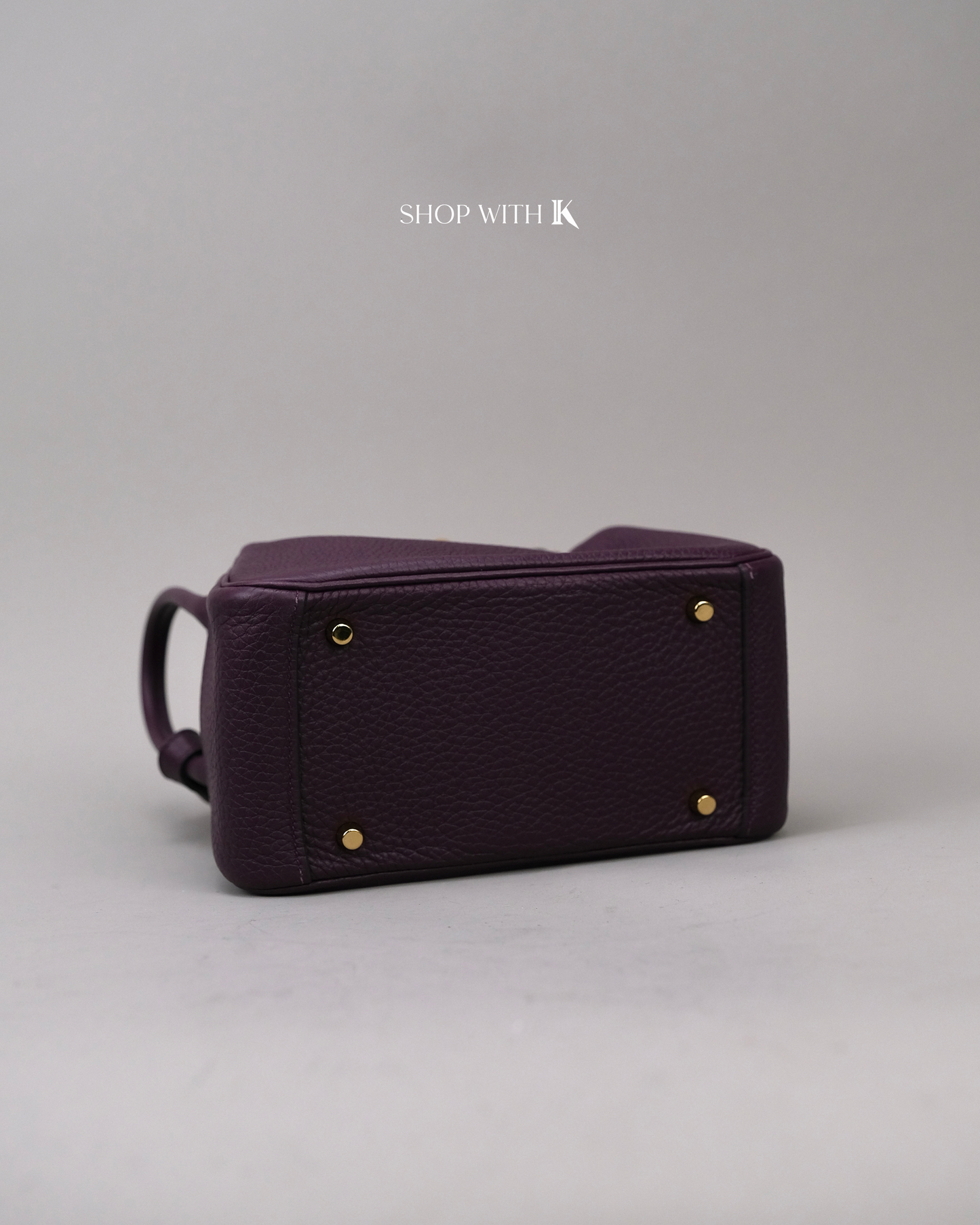 Hermes Mini Lindy Cassis GHW