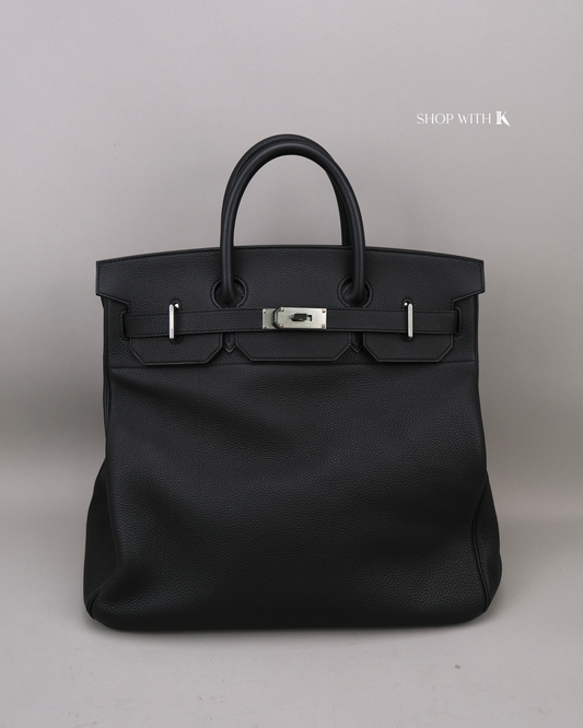 Hermes Hac 40 Noir PHW
