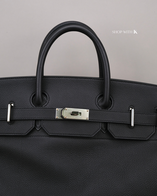 Hermes Hac 40 Noir PHW